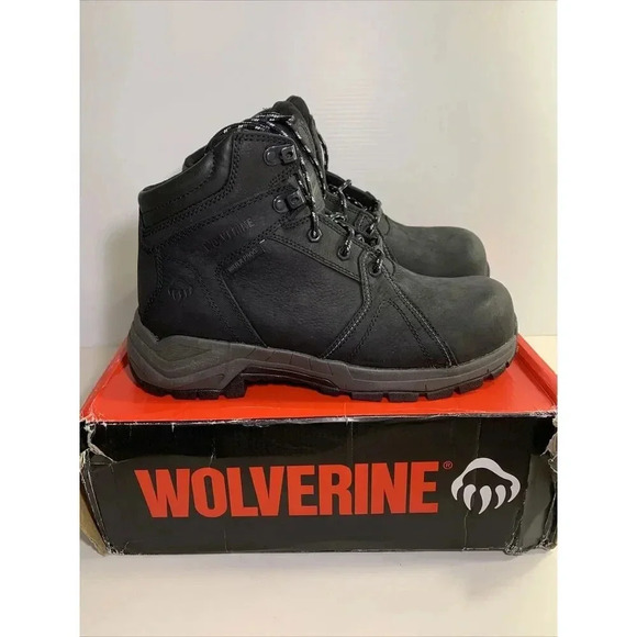 9059. NEW! Wolverine Boots Contractor EPX C, 6’ Boot Black-US 11.5 Mens - Picture 1 of 4